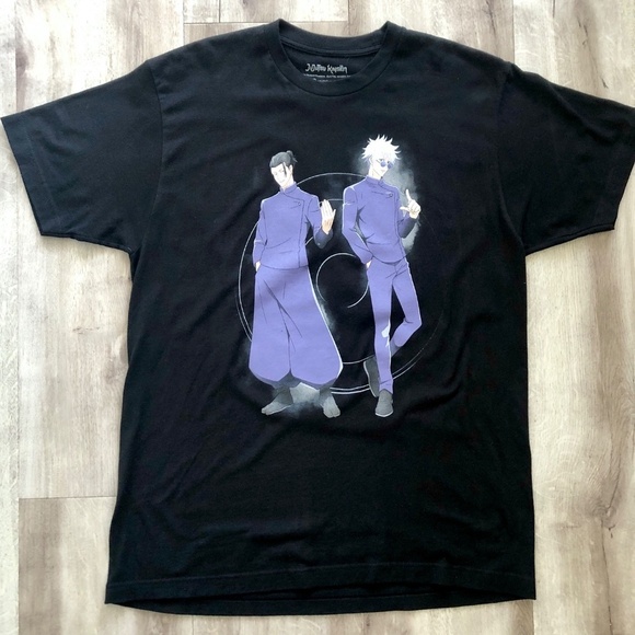 Jujutsu Kaisen Gojo & Geto Betta Fish, Crunchyroll, Anime, T-Shirt, Size L - Picture 3 of 7